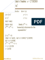 Euler's Number - Time Value Ofmoney