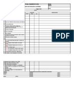 LISTA de CHEQUEO - Subcontratista Gasfiteria