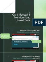 Cara Mencari & Mendownload Jurnal Tesis