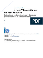 Colocacion de Tubo Pleural 1