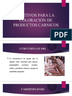 Aditivos para La Coloración de Productos Carnicos