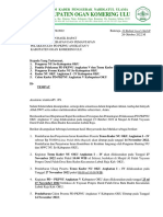 Surat Pemberitahuan Hasil Rapat Koordinasi Persiapan Dan Pemantapan Pelaksanaan PD-PKPNU OKU V