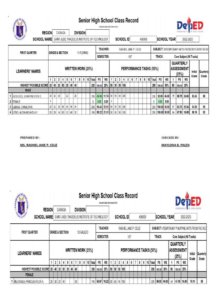 Grade 11 | PDF