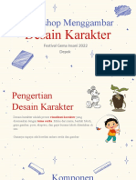 Workshop Menggambar Desain Karakter