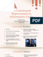 Dylan Santana Community Representatives Information Guide