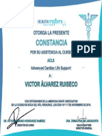 Constancia HCV Acls 16 y 17 de Noviembre Victor Álvarez Ruiseco