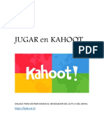 Jugar Kahoot