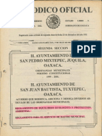 Reglamento de equilibrio ecologico y proteccion ambiental