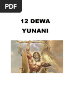 Daftar Dewa Dan Dewi Yunani | PDF