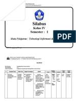 silabus kls 4