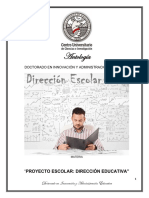 Proyecto Escolar Dirección Educativa