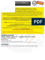 Voucher de Servicios Turisticos: Generalidades