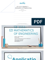 Mathematics of Engineering