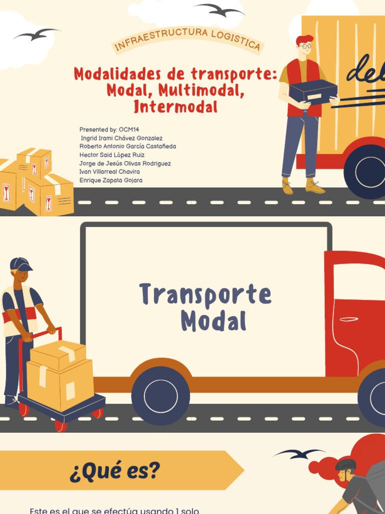Transporte Modal, Intermodal y Multimodal | Descargar gratis PDF ...
