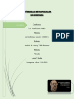 Analisis y Tabla Resumen