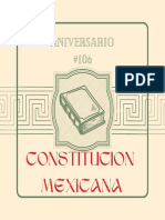 106 años de la Constitución Política de México de 1917