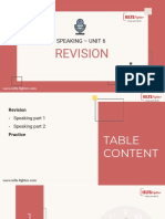 IELTS Speaking Revision - Techniques and Practice