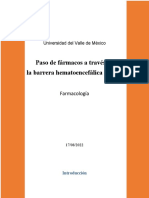 Paso de Fármacos A Través de Las Barreras Hematoencefálicas y LCR