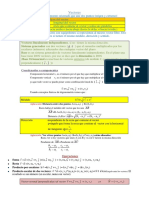 Vectores: Módulo, Dirección, Sentido, Operaciones