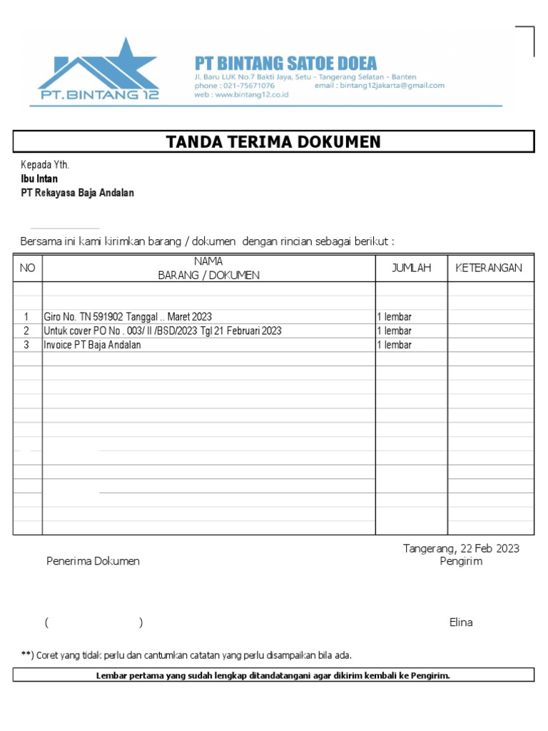 Tanda Terima Giro PDF
