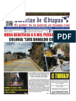 Periódico Noticias de Chiapas, Edición Virtual Miércoles 22 de Febrero de 2023