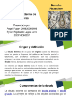 Deuda Externa 2020 Derecho Financiero