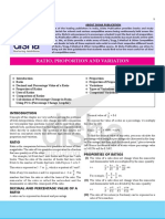 Ratio Proportion and Variation