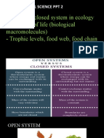 Open and Closed System in Ecology