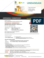 Iss Indonesia - Undangan Opening Ceremony IBEA 2023