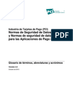 PCI - DSS-Glosario de Términos