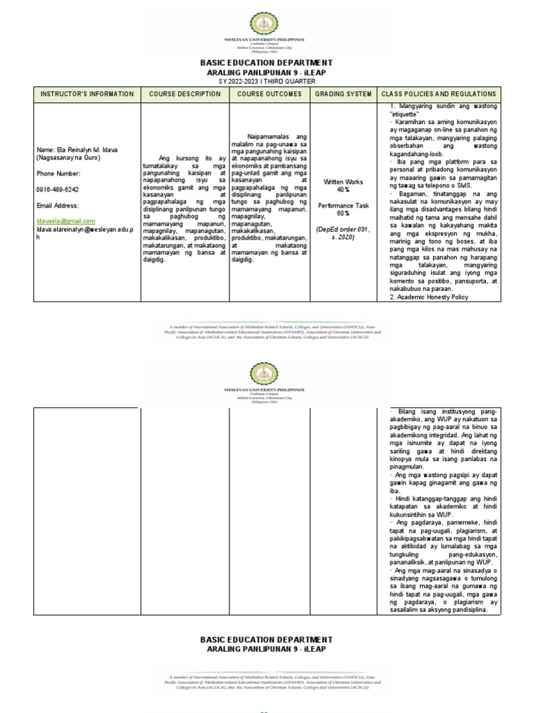 AP 9 - 3rd Quarter | PDF