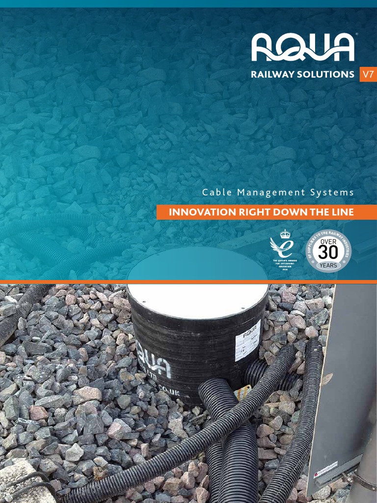 Aqua product brochure 2 cable management systems v7 pdf rail