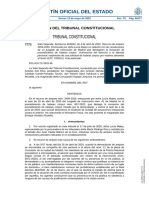 Boletín Oficial Del Estado: Tribunal Constitucional