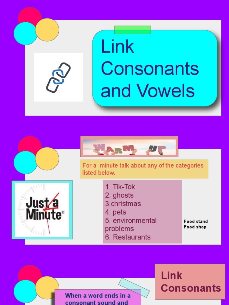B2 Linking Consonants and Vowels PDF