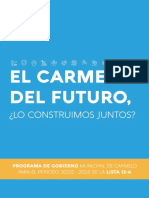Programa de Gobierno - Carmelo 2025