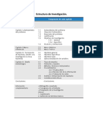 Estructura de Investigación