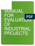 Manual for Evaluation of Industrial Projects, UNIDO