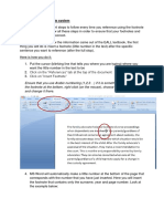 Referencing Footnote System Guide