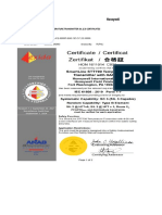 Honeywell STT700 HART Temperature Transmitter Certificates
