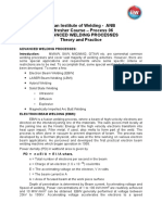 Proc.-6 Advanced Welding Processes