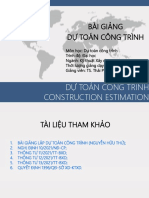 CHƯƠNG 1 - KHÁI NIỆM CHUNG VỀ DỰ TOÁN CÔNG TRÌNH