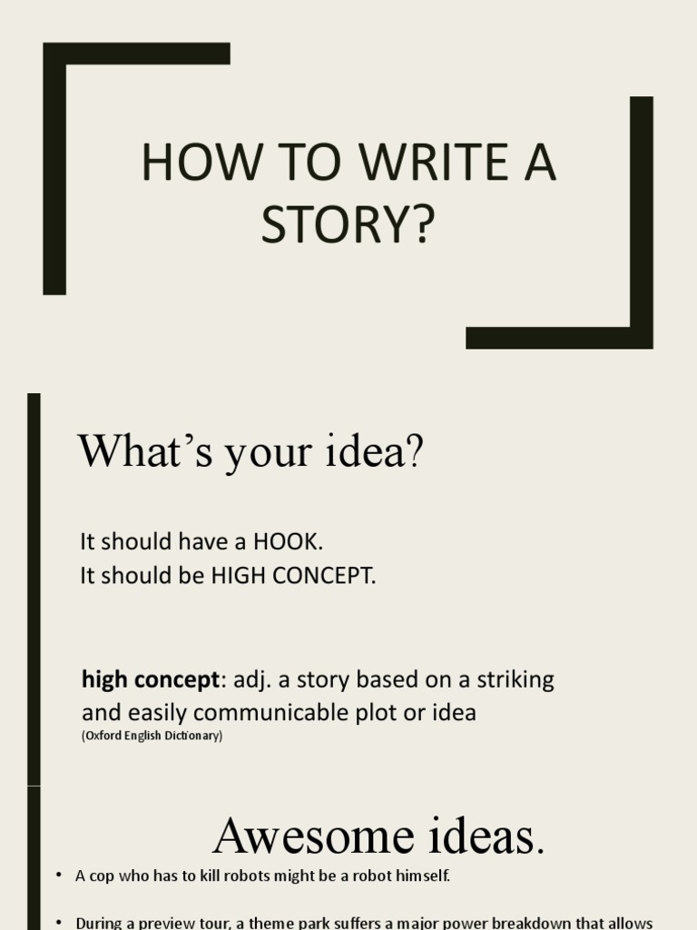 How To Write A Story | PDF | Hero