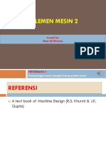 Elemen Mesin 2 Pertemuan 2