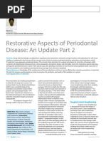 Restorative Aspects of Periodontal Disease: An Update Part 2