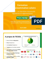 Autoconso Tertiaire & Industrie - TECSOL - Formation - Juridique - Avril - 2020
