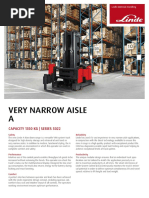 Very Narrow Aisle A: Capacity 1350 KG - Series 5022