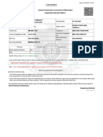 Generate E-Fee Receipt for Vehicle Fitness Inspection