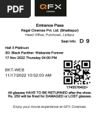 Qfxcinemas Ticket