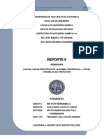 Reporte BOMBA CENTRÍFUGA Muestra