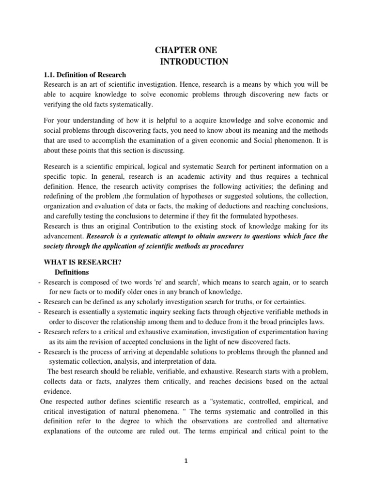 Research Ch 1 2 Download Free Pdf Hypothesis Scientific Method